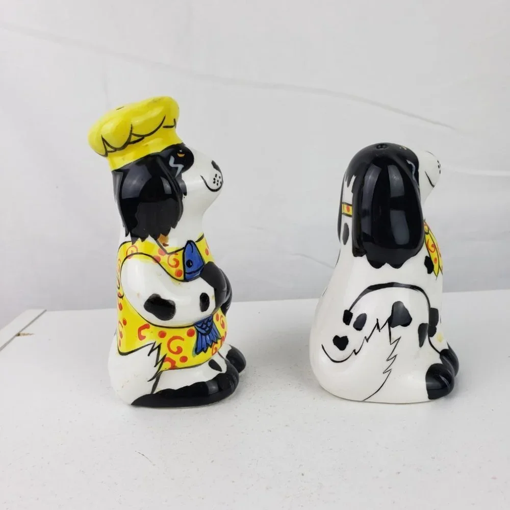NBC Trading Set Doggie Salt & Pepper Set NWT